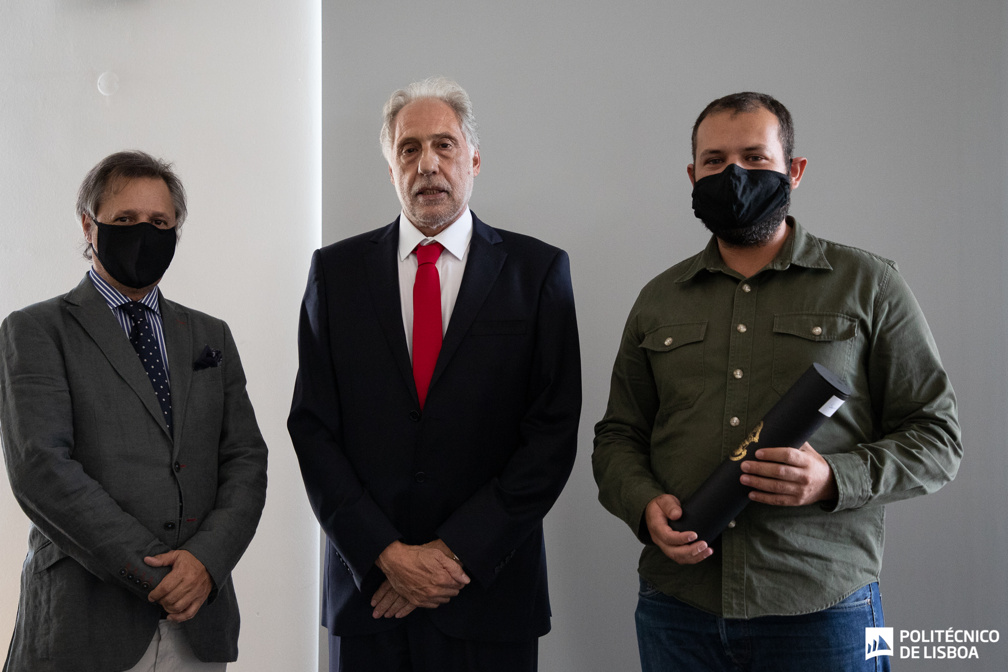 Samuel Costa na entrega do Prémio Belas Letras 2020