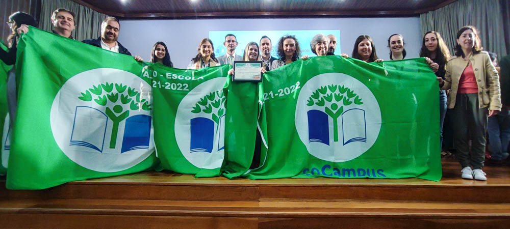 atribuição de galardões eco escolas e eco campus