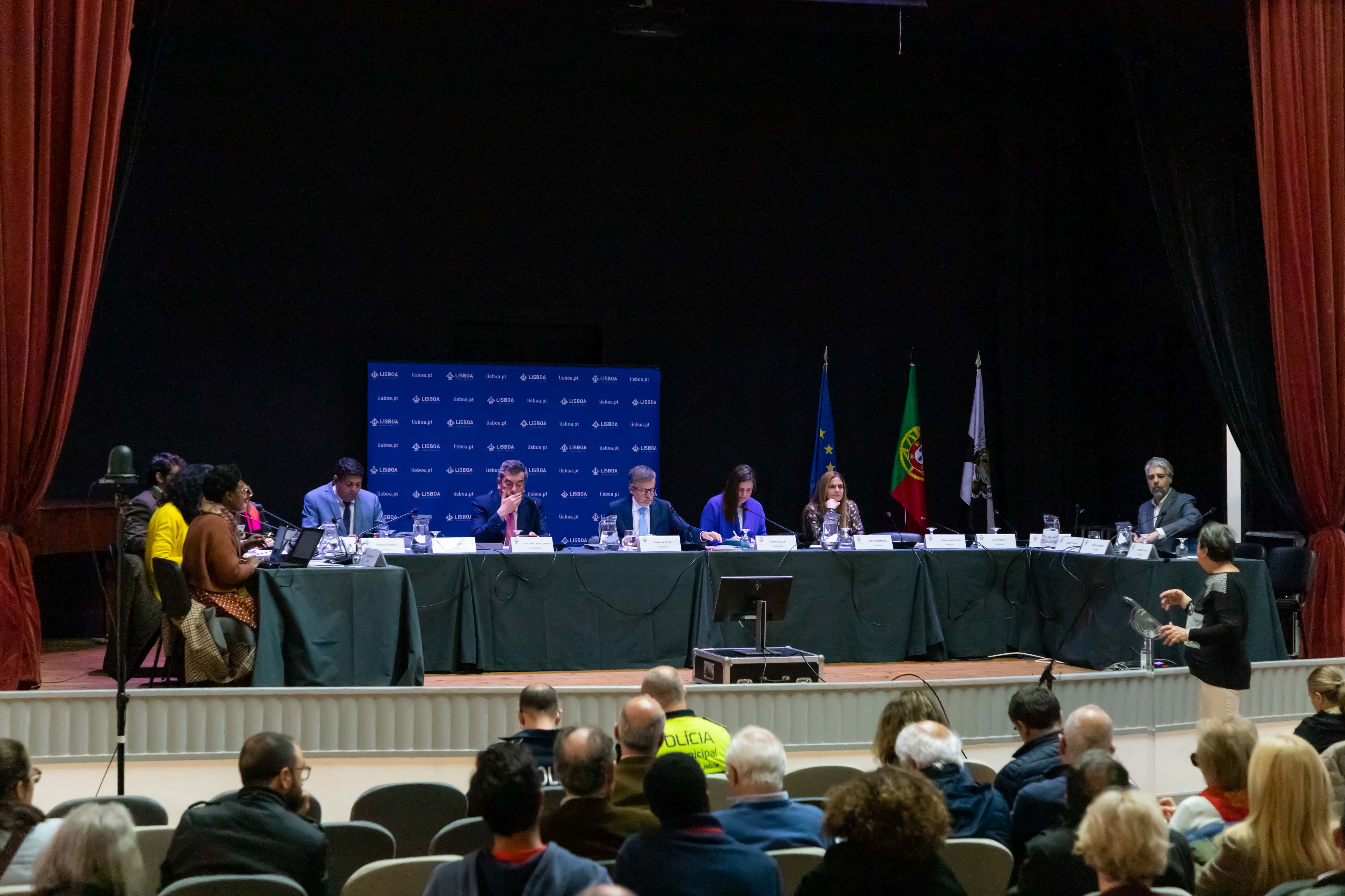 Reunião da CML no Salão Nobre da ESELx 