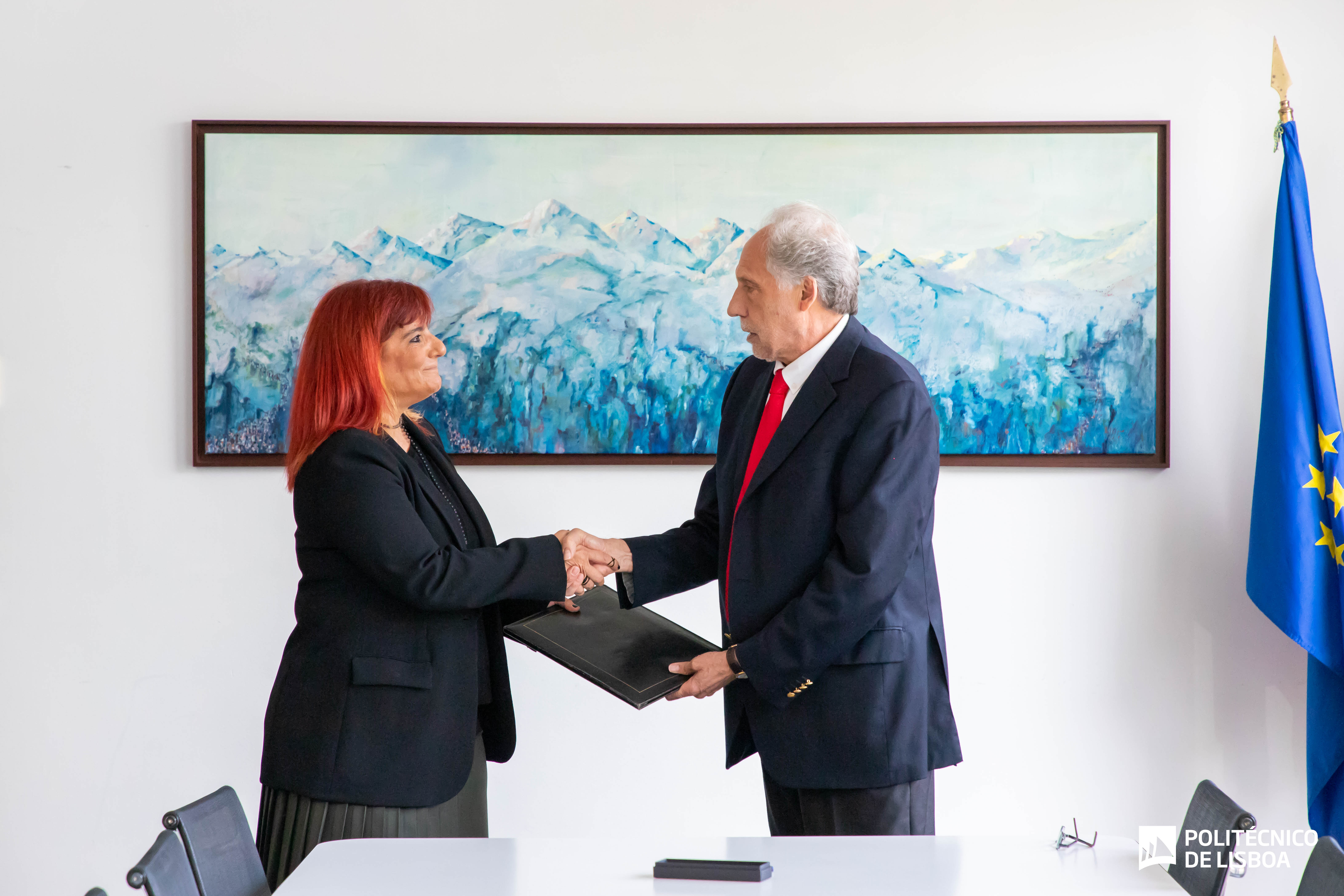 presidente do IPL na tomada de posse de Carla Rocha como presidente da ESELx
