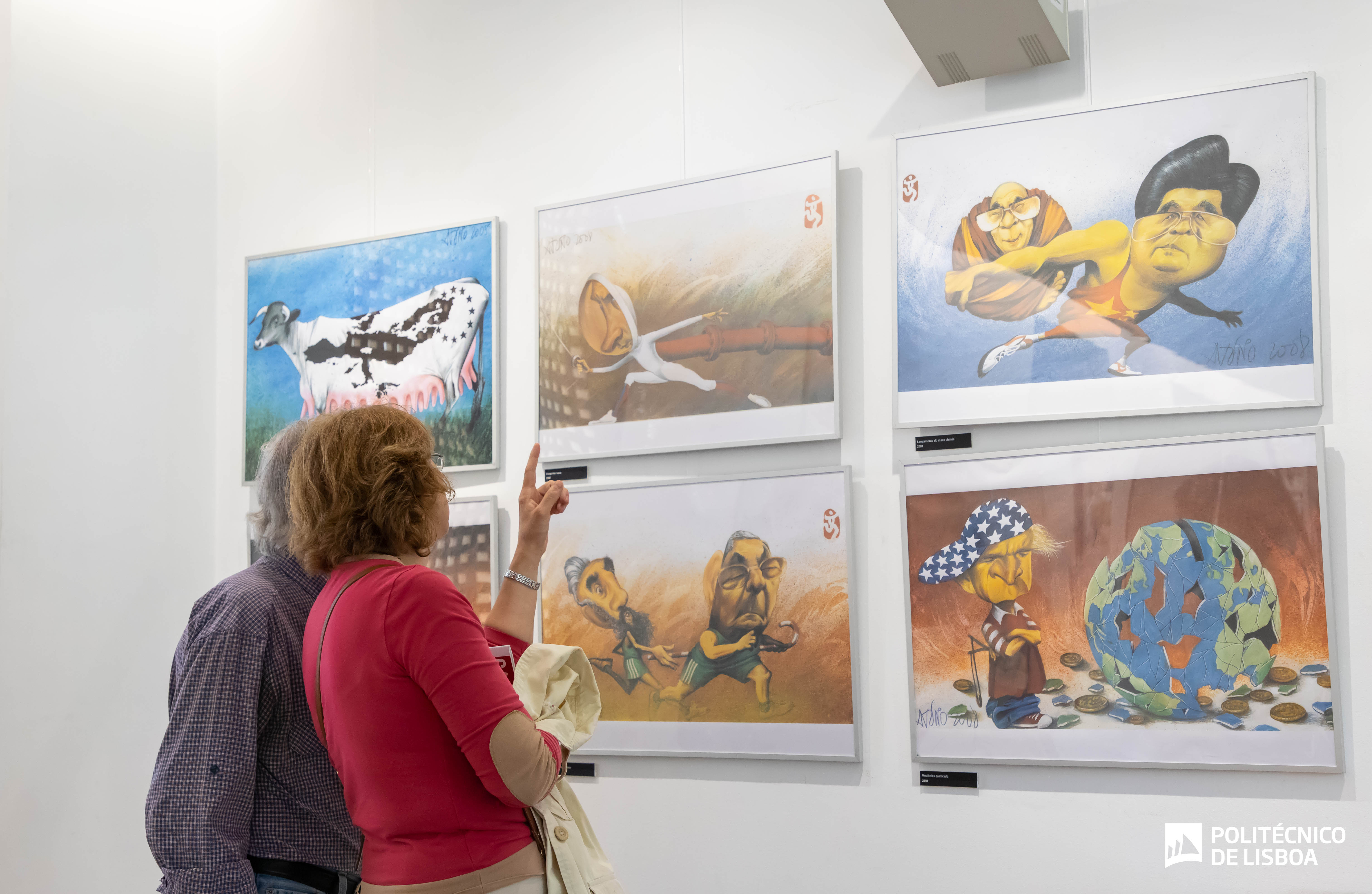 cartoons de António em exposição