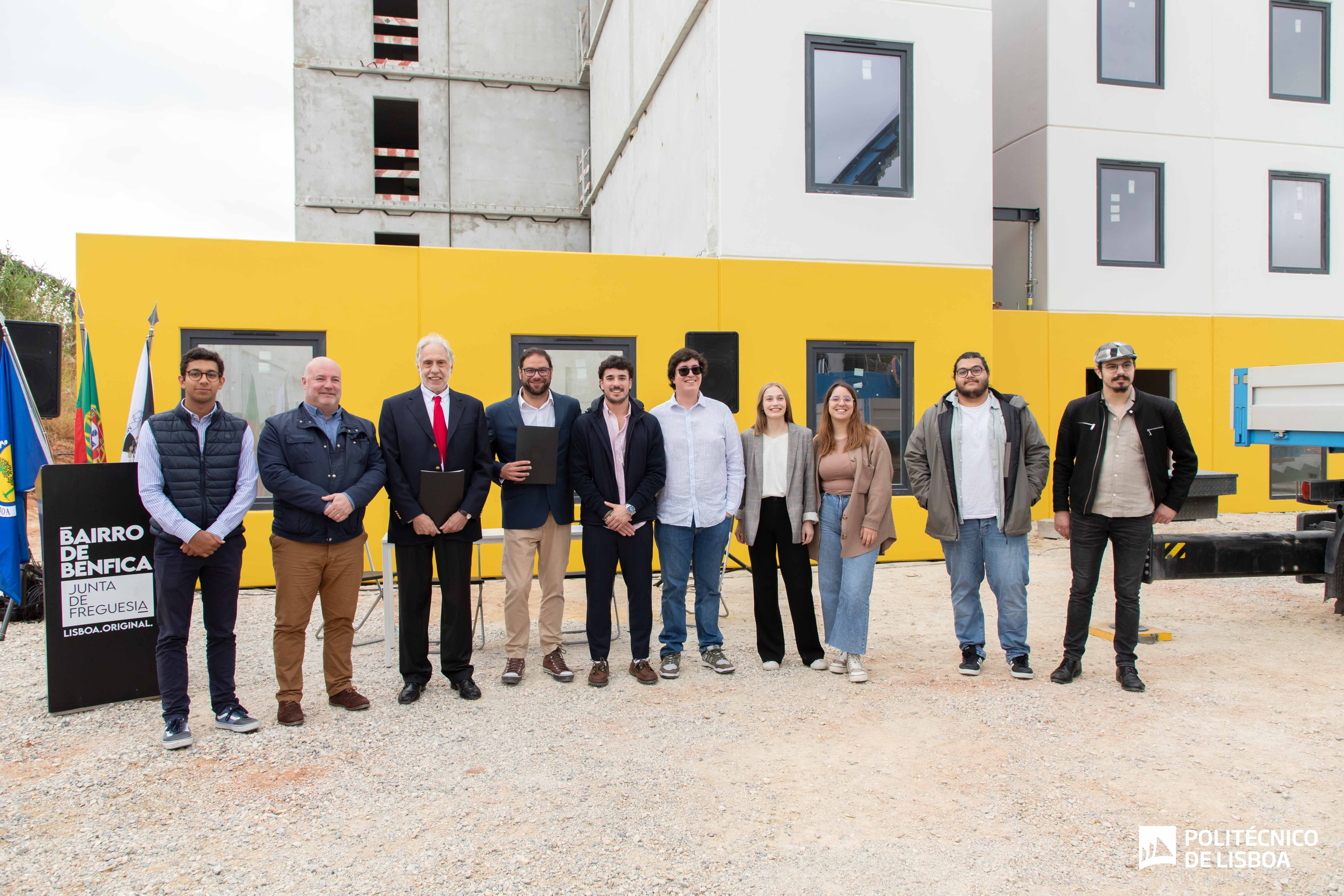 Associações de estudantes na Assinatura do Protocolo SAS-IPL com Junta de Freguesia de Benfica