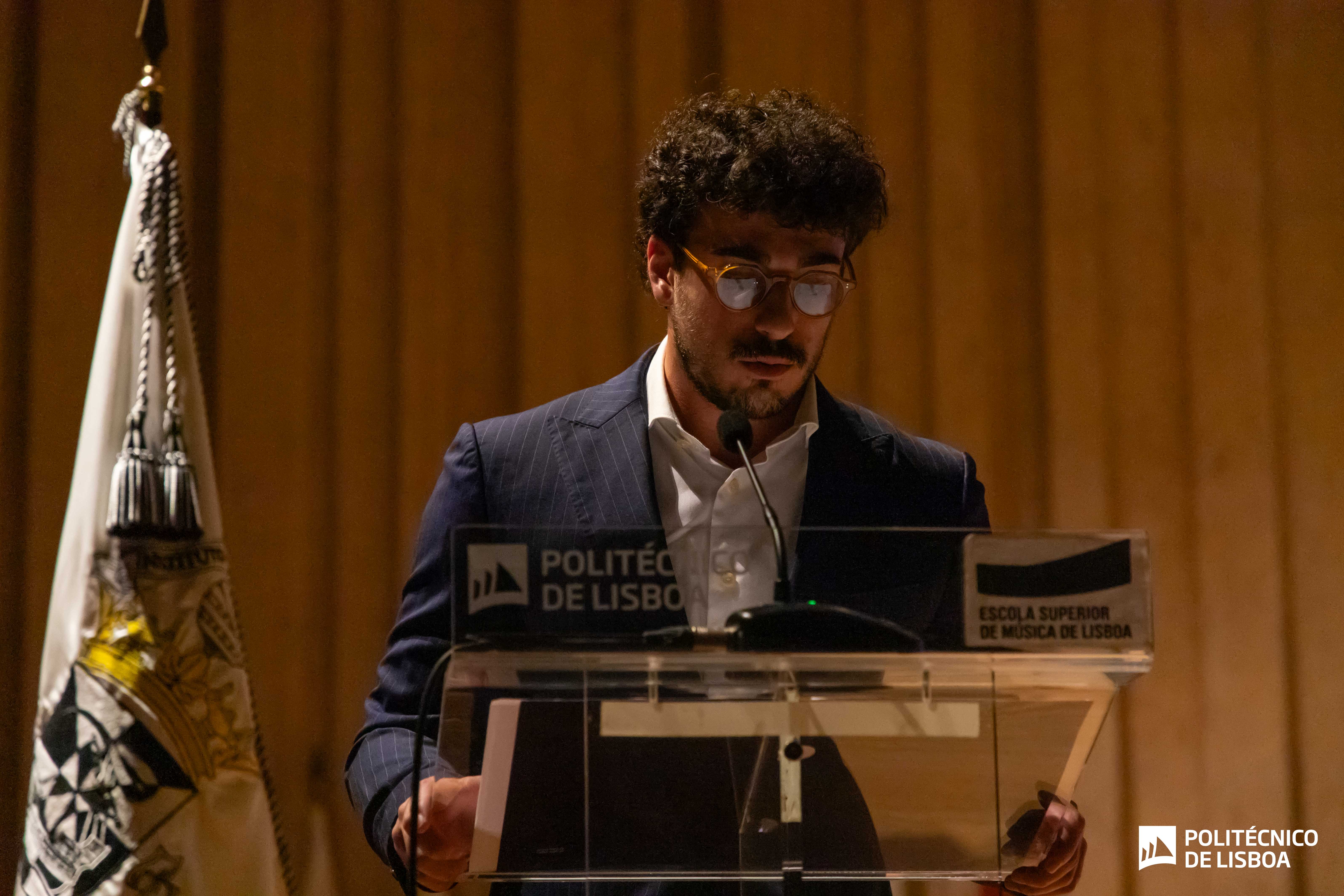 Pedro Longo, Presidente da FAIPL, no 38.º aniversário do Politécnico de Lisboa