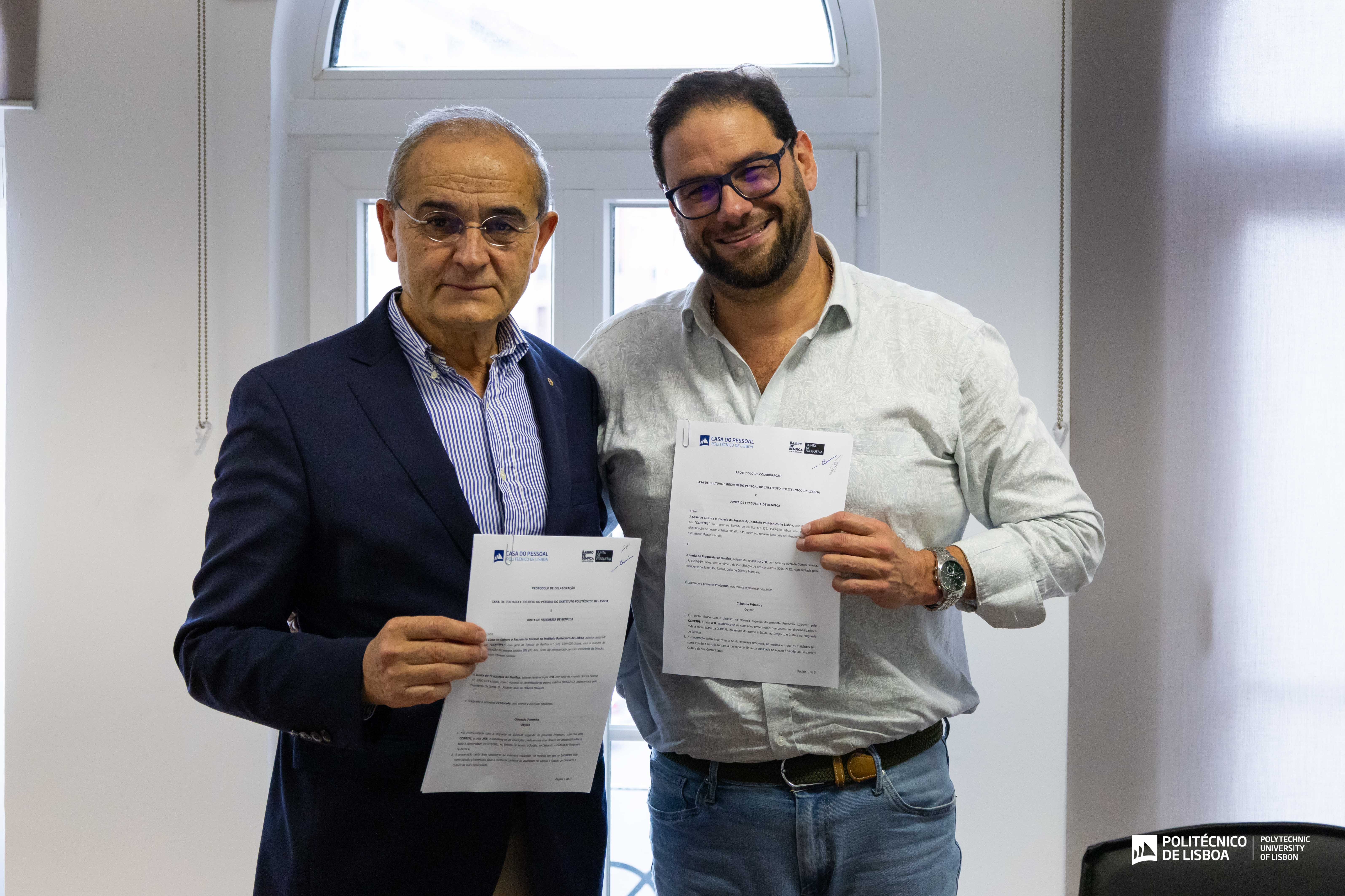 Assinatura de Protocolo da Casa do Pessoal com a Junta de Freguesia de Benfica