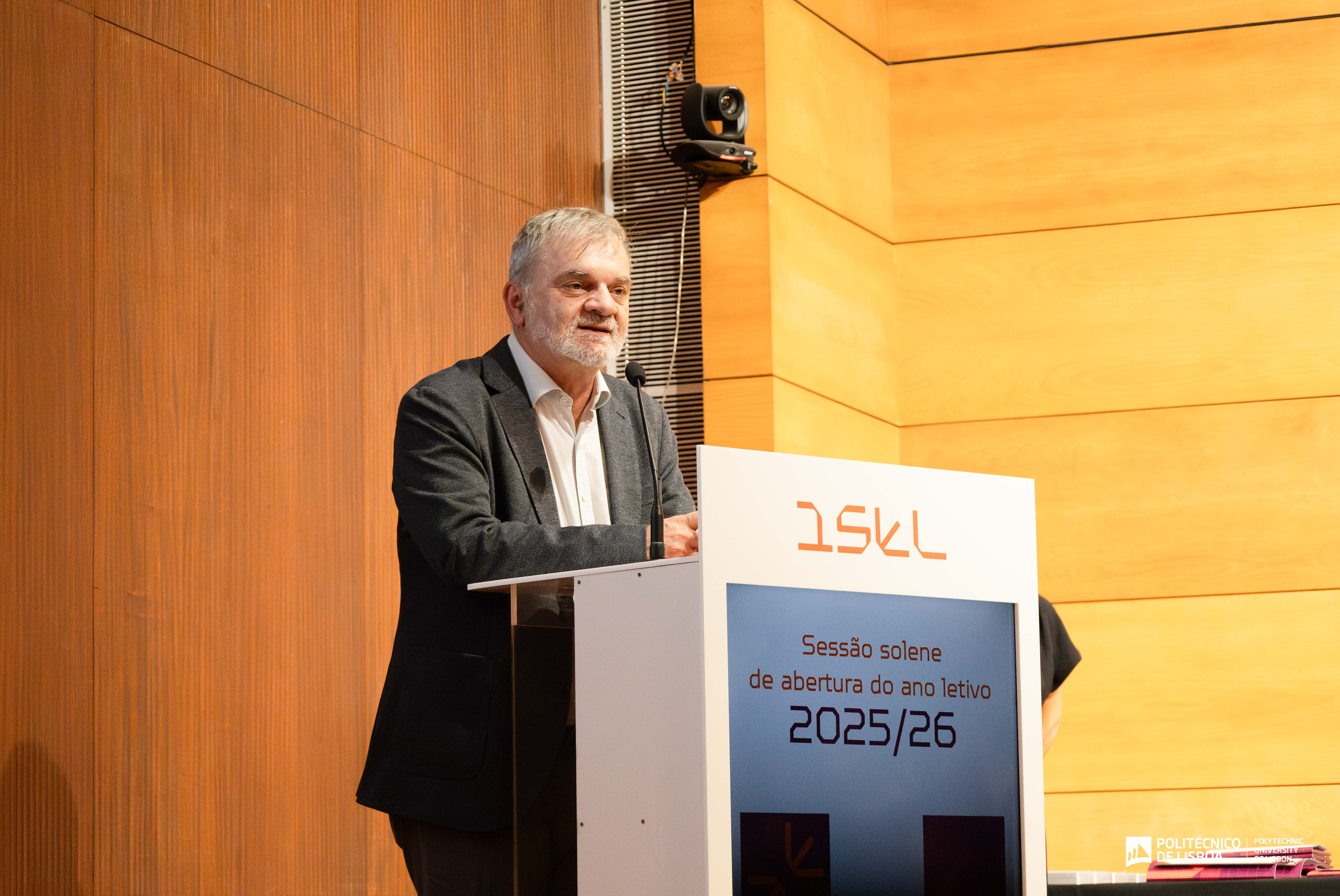 Presidente do IPL na abertura do ano letivo do ISEL