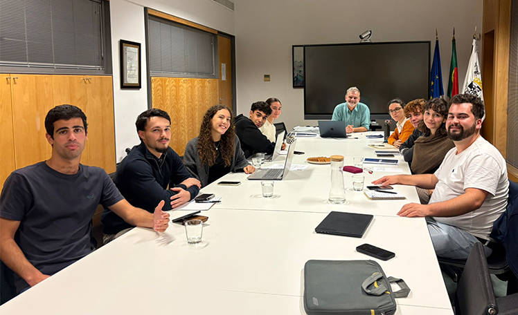Foto de Grupo com os Presidentes Associações de Estudantes e o Presidente do IPL