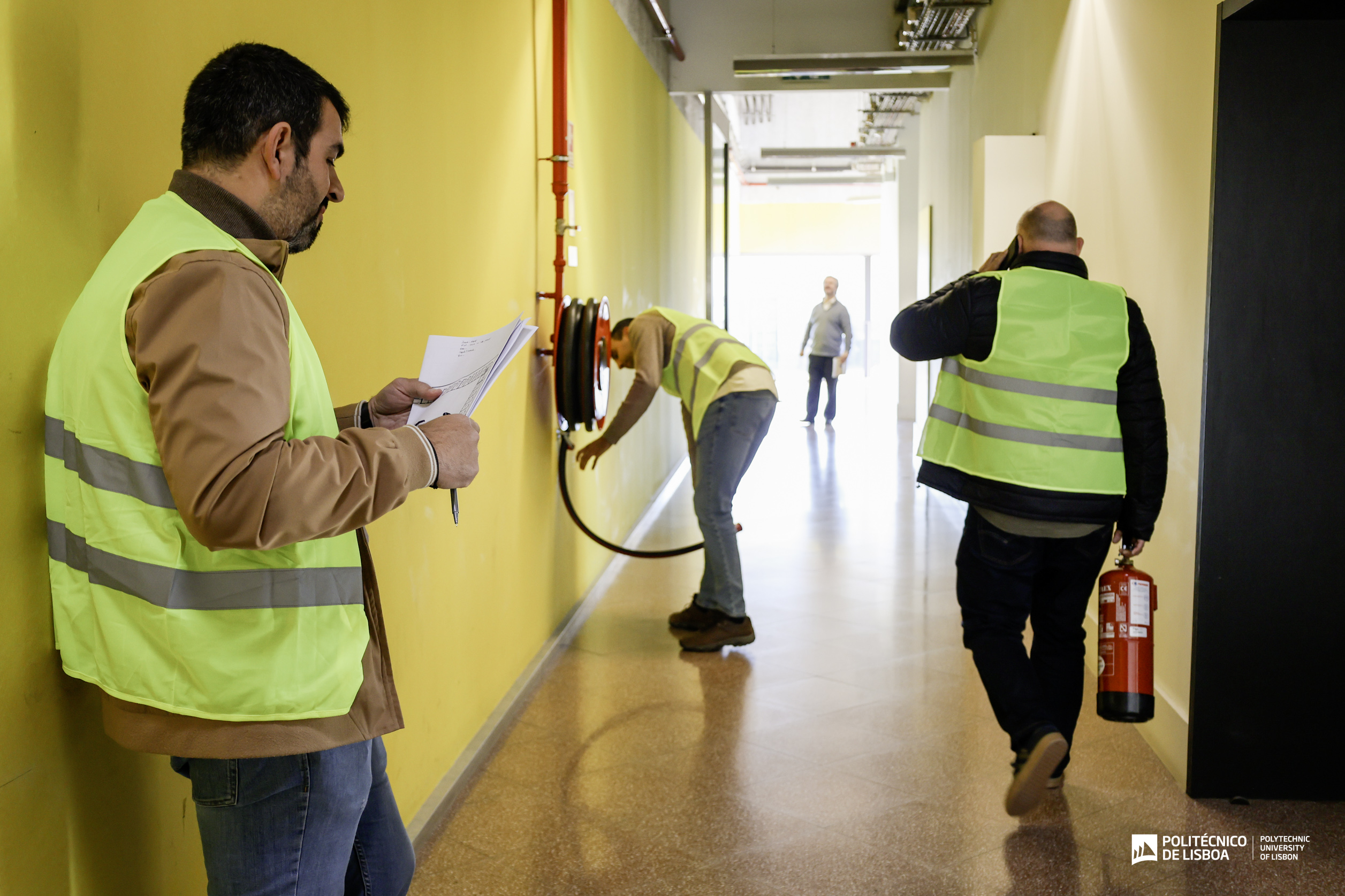 Simulacros no Politécnico de Lisboa