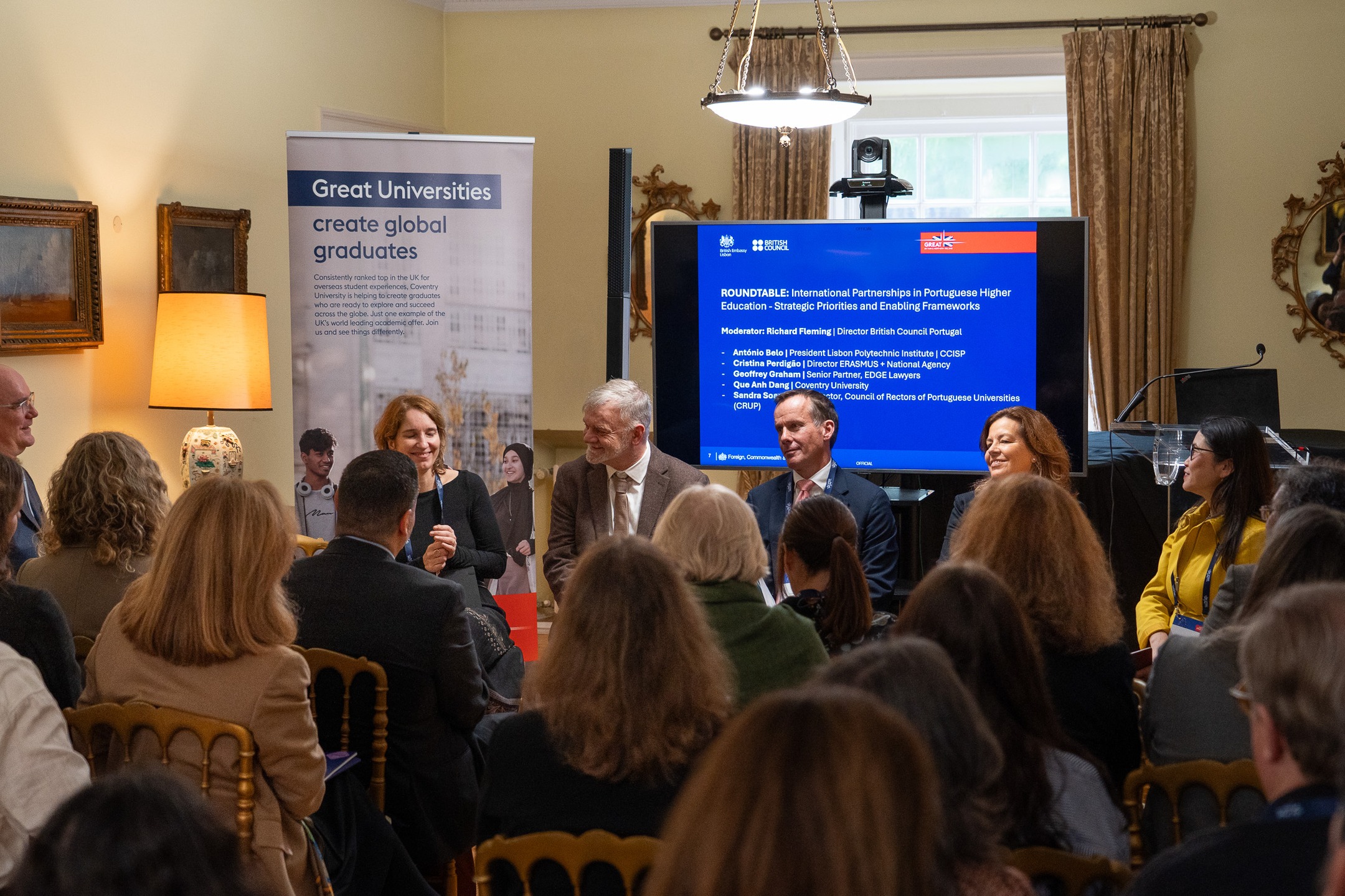 Presidente do IPL representou o CCISP em iniciativa luso-britânica