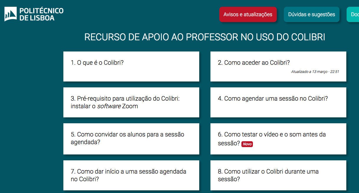 Tutorial Colibri