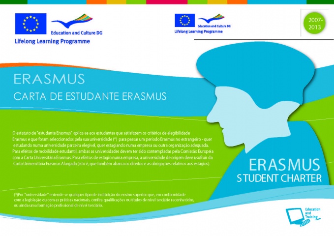 Carta do estudante Erasmus