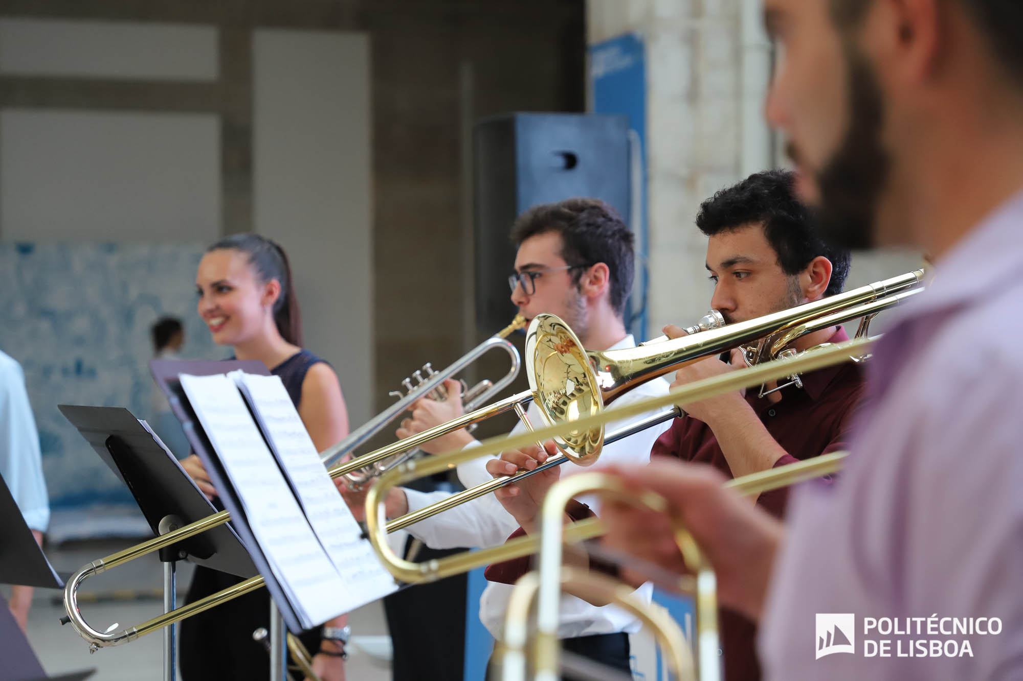 Ensemble de metais da ESML no Lisbon Welcome Day