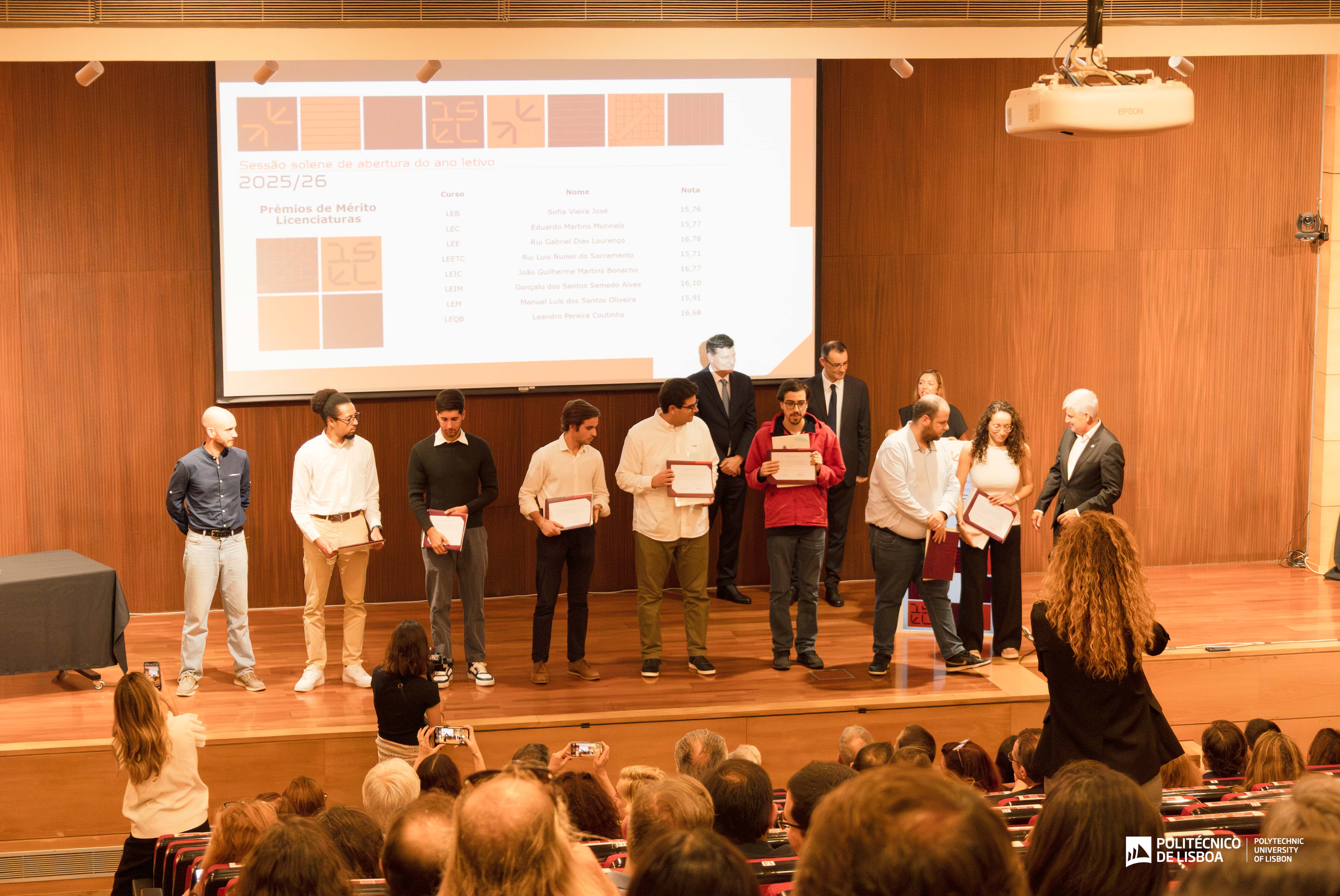 Entrega dos Prémios