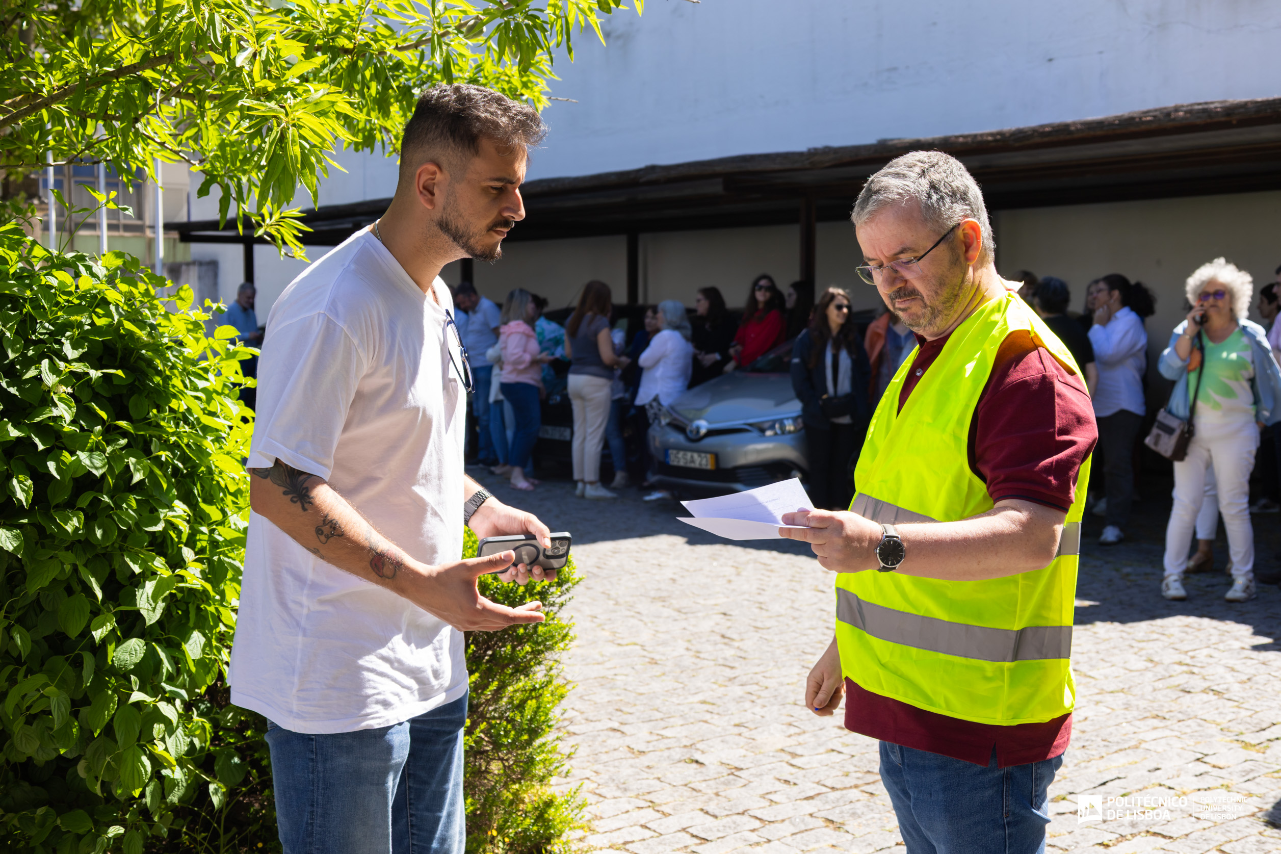 Simulacro nos serviços da presidencia de Incêndio
