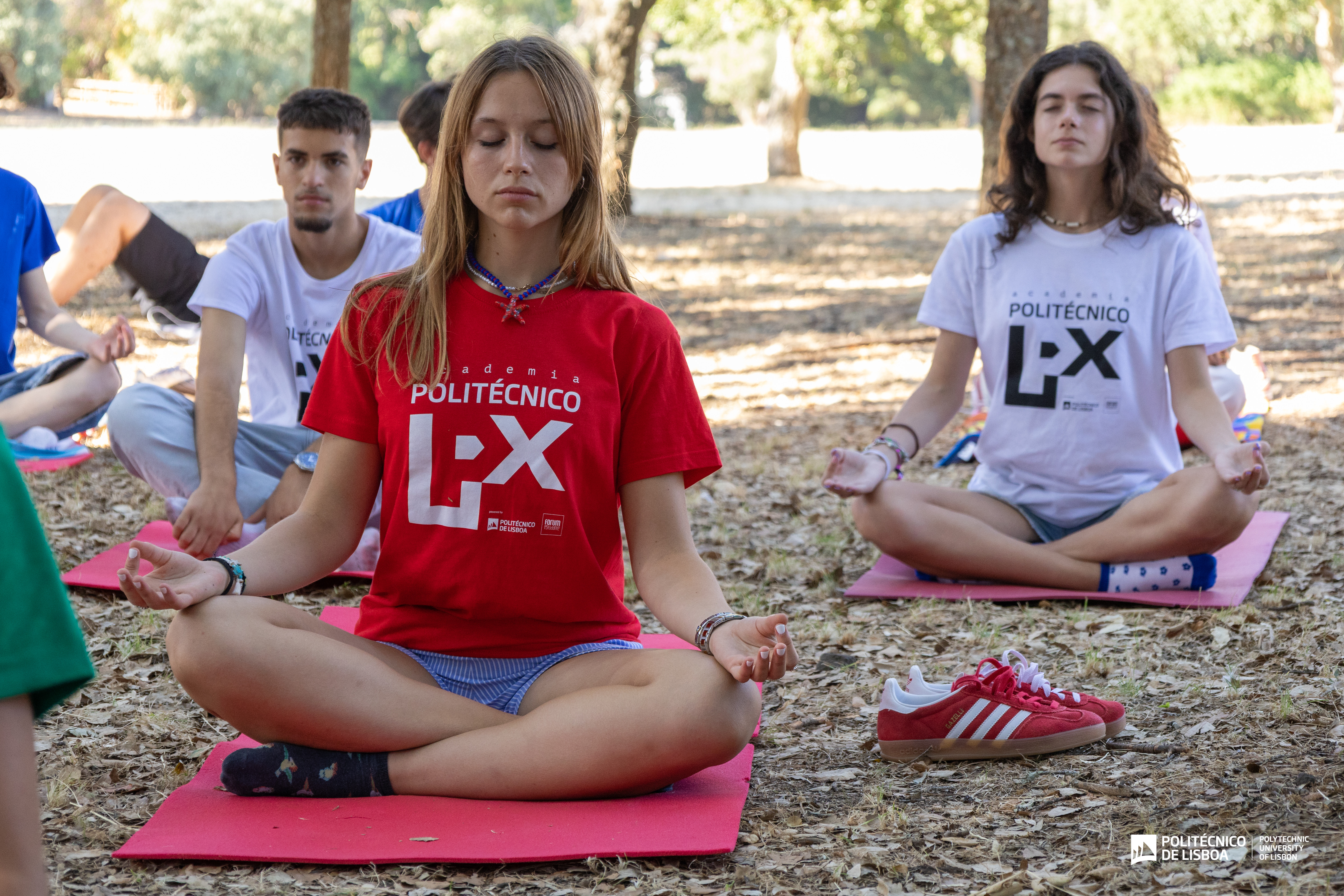 Aula de Yoga na 7.ª Edição da Academia Politécnico Lx