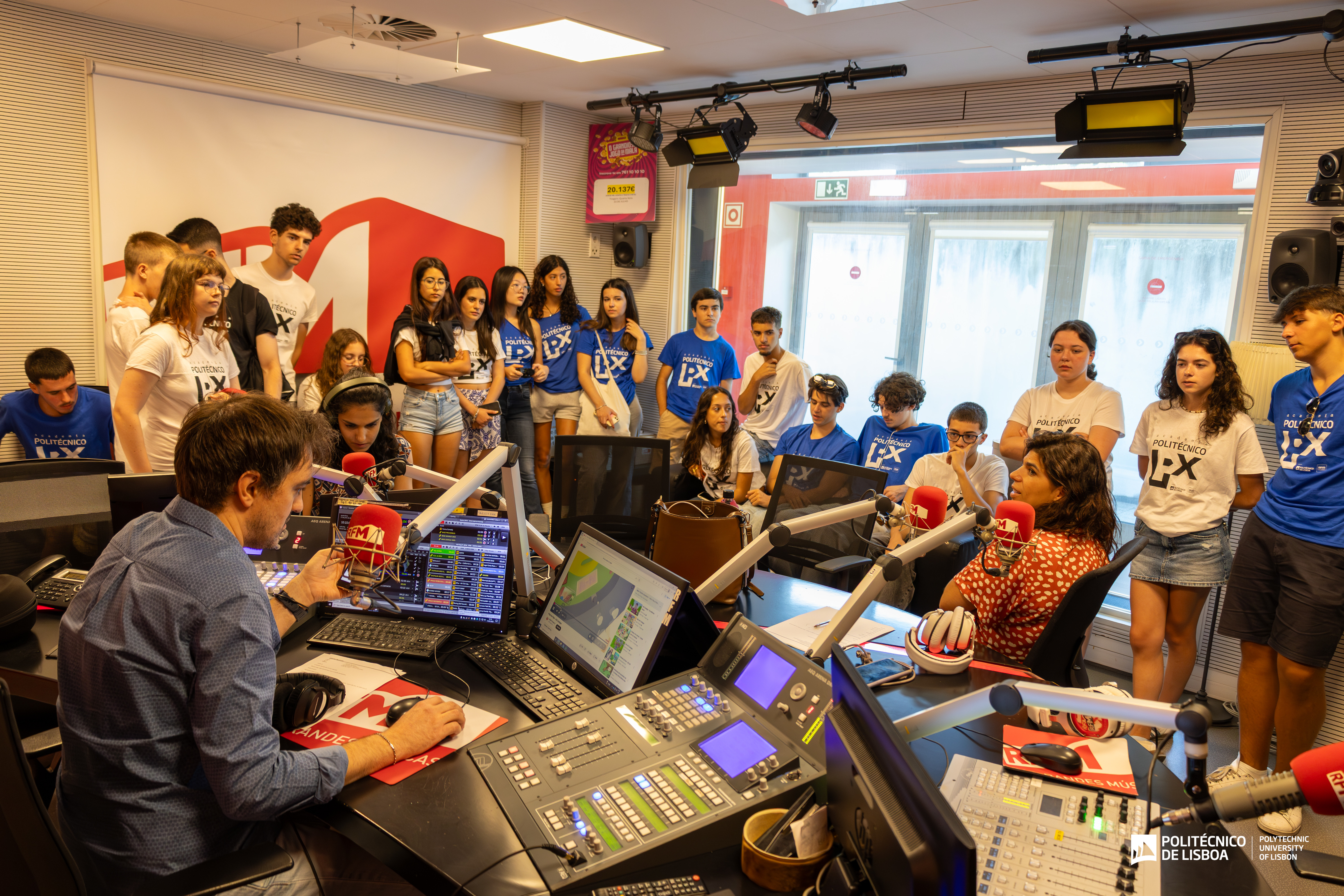 Visita ao Grupo Renascença na 7.ª Edição da Academia Politécnico Lx