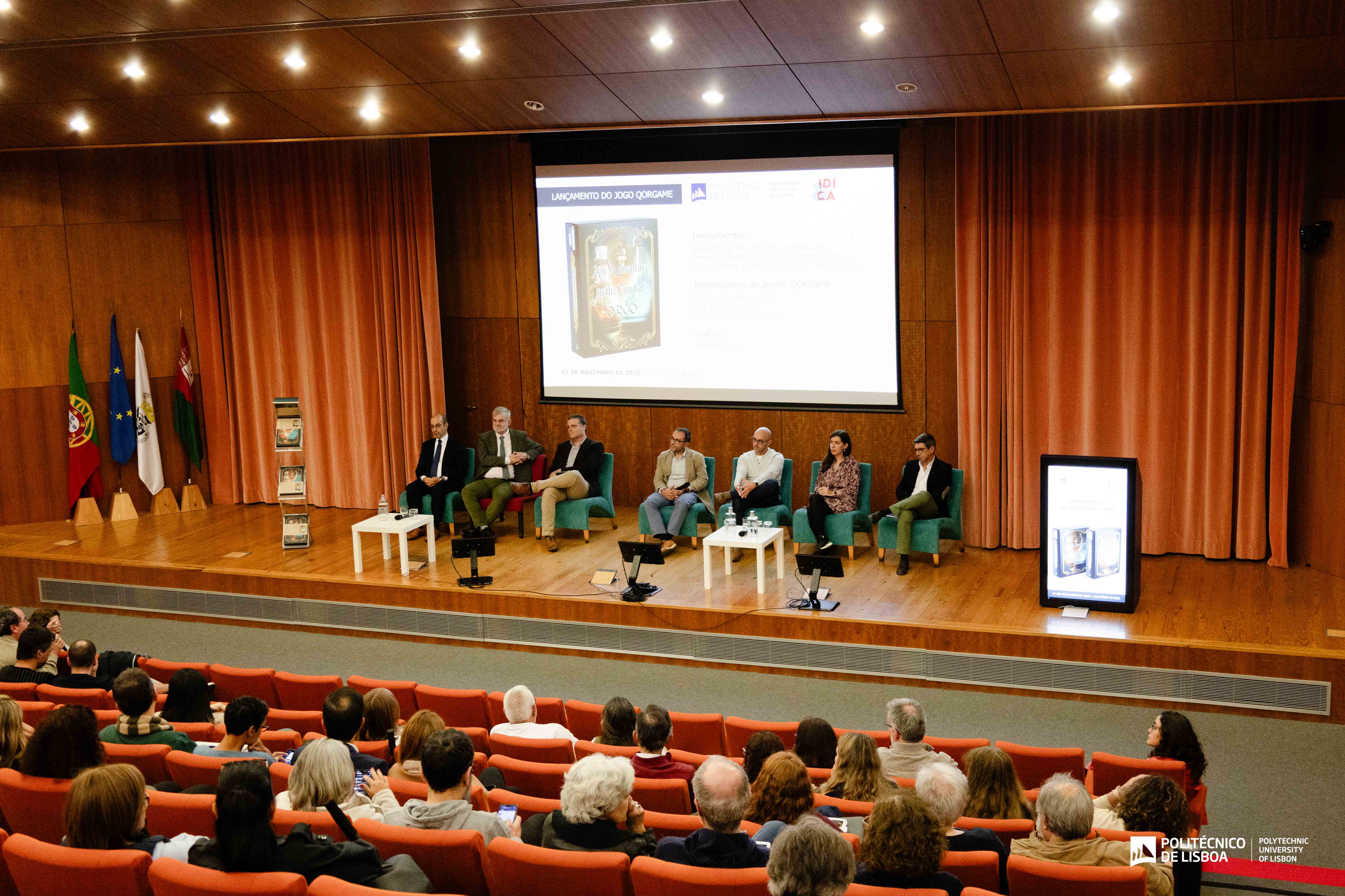 Foto da Apresentação do Jogo "QORGame"