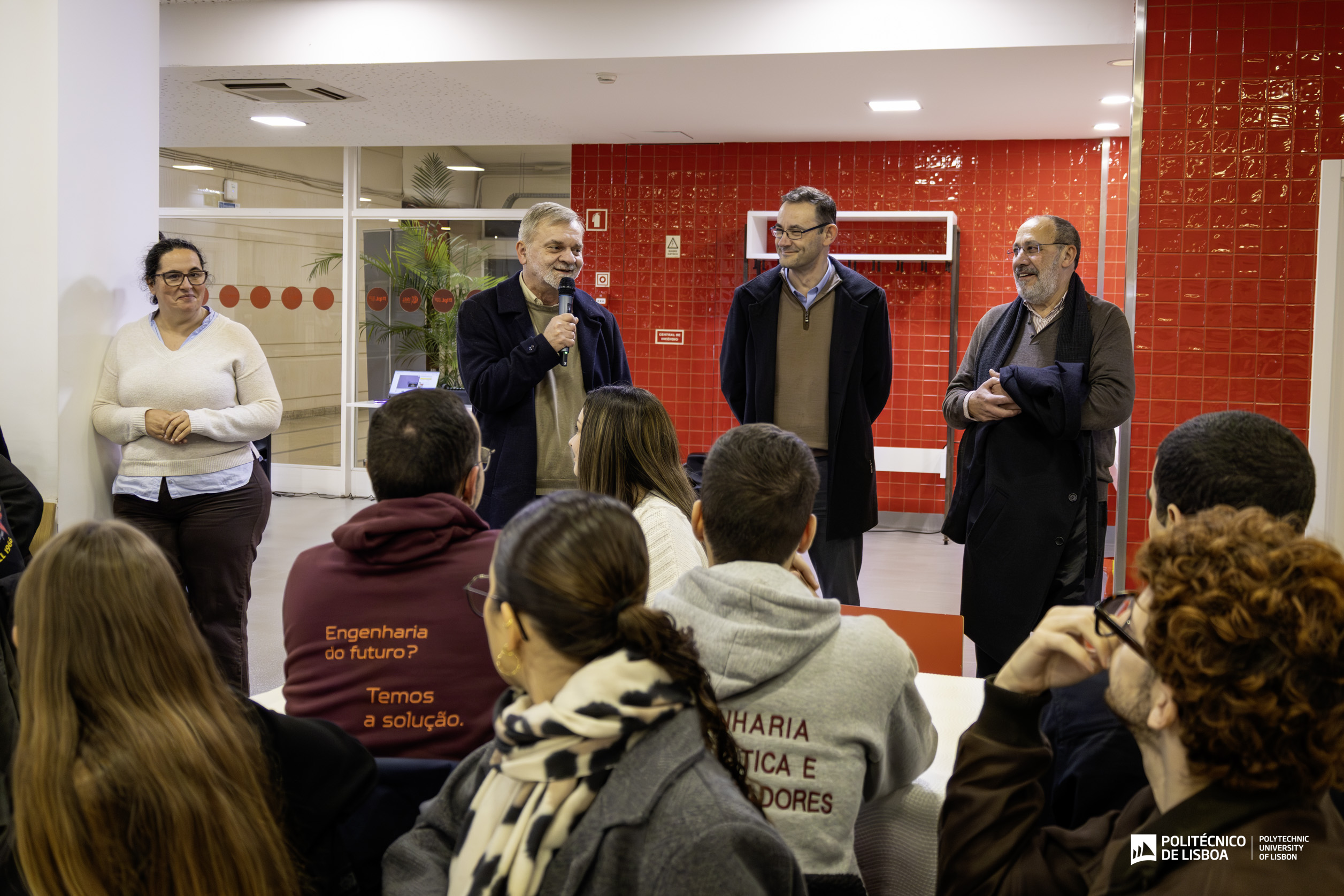 Presidente do Instituto Politécnico de Lisboa, António Belo, Adminitrador do SAS - IPL, João Lobato