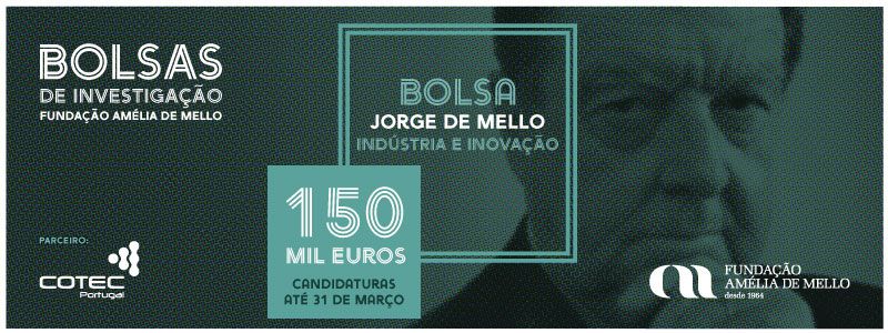 capa das bolsas de investigação Jorge de Mello