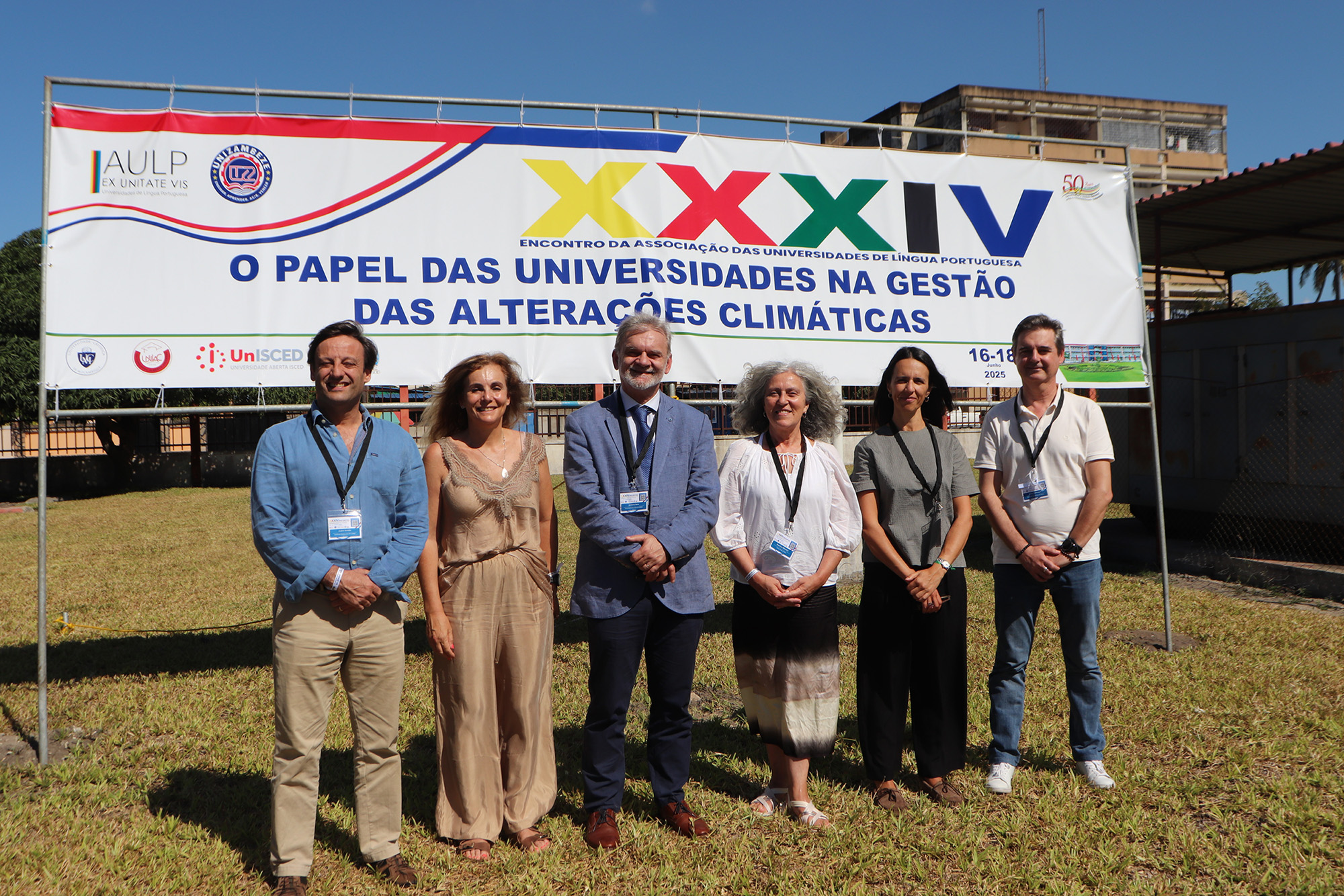Comitiva IPL: André Sendin, Sandra Miranda, António Belo, Paula Lousão, Liliana Caetano e Vítor Manteigas