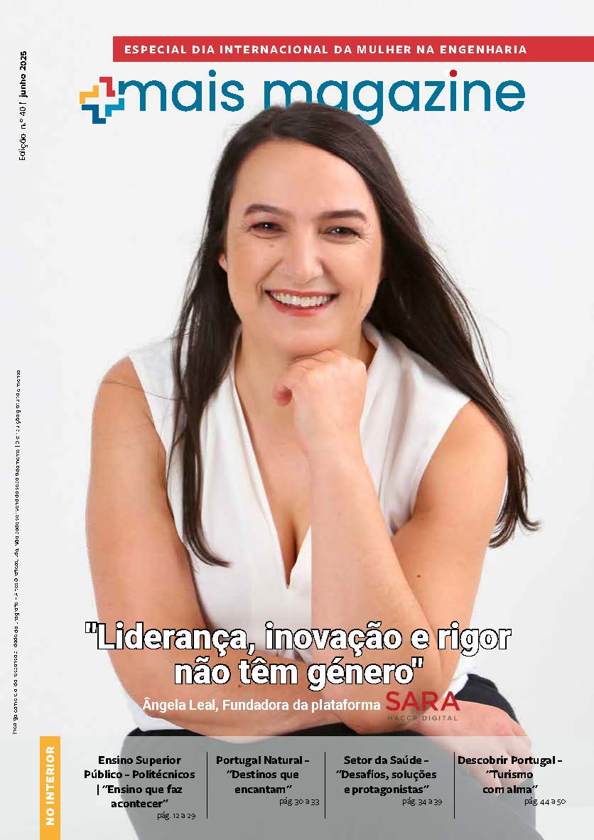 Imagem da capa da Revista Mais Magazine - edição n.º 40, junho de 2025