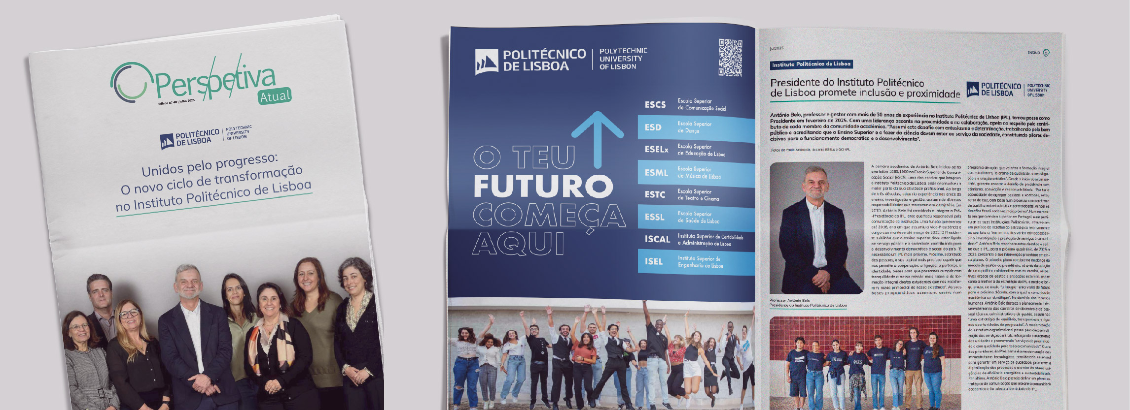 Politécnico de Lisboa nas revistas “Perspetiva Atual” e “Mais Magazine”