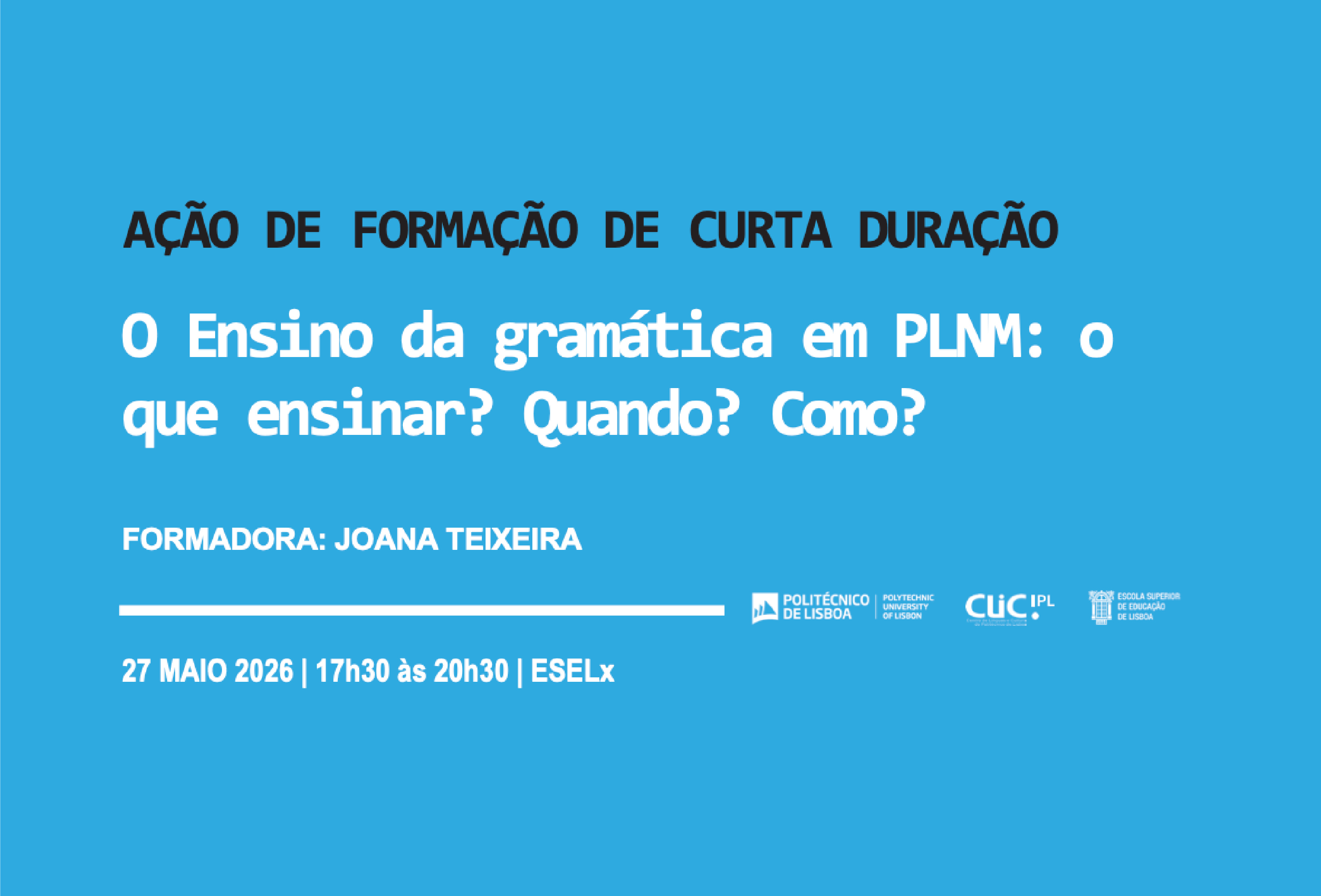 Capa O Ensino da gramática em PLNM: o que ensinar? Quando? Como?