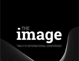 imagem de fundo preto com texto: The image, twelfh international conference