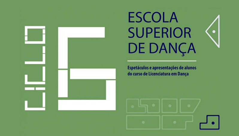 Imagem sobre o evento da esd: "Ciclo 6 - Dança", contém texto branco em fundo verde