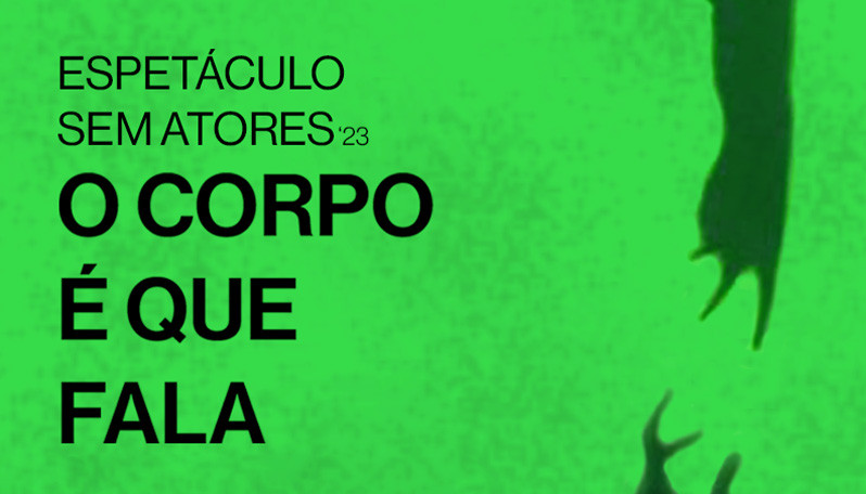 Fundo Verde com tipografia a preto 