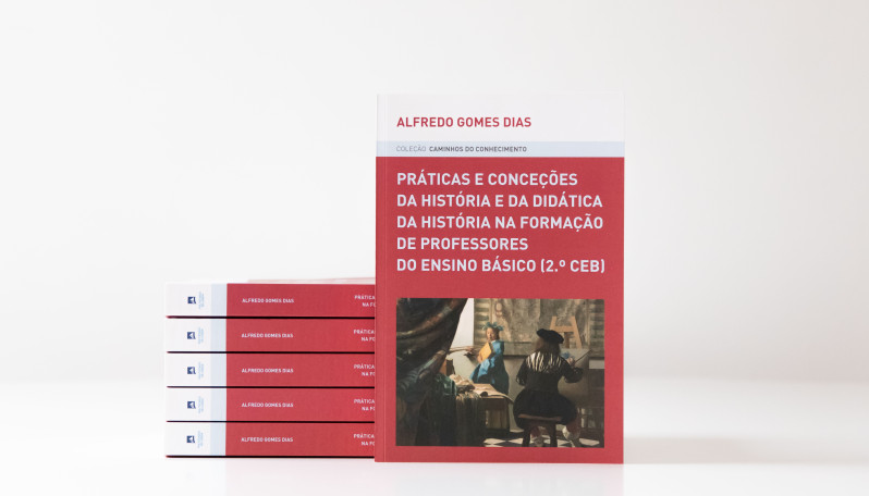 Capa do Livro de Alfredo Gomes Dias - "PRÁTICAS E CONCEÇÕES DA HISTÓRIA E DA DIDÁTICA" para professores