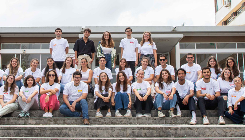 alunos no projeto fazemos a diferença