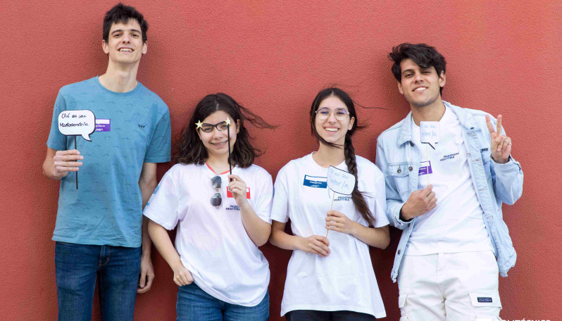alunos do IPL na atividade do programa sunset mentoria 2024