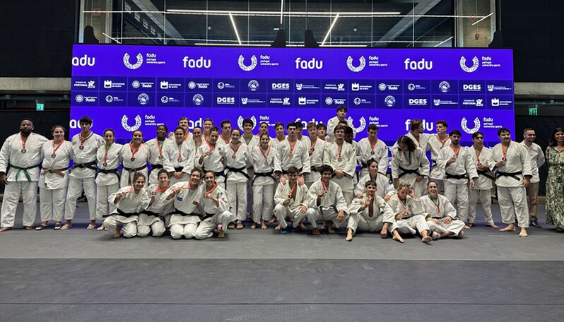 Estudantes-atletas no Campeonato Nacional Universitário de Judo