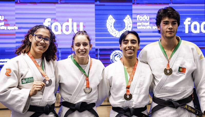 Estudantes-atletas do IPL conquistam medalhas no Campeonato Nacional Universitário de Judo