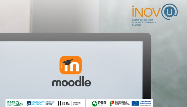 imagem com ecrã do Moodle