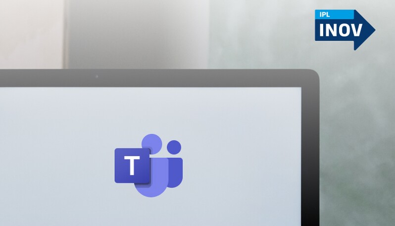 imagem com ecrã do Teams