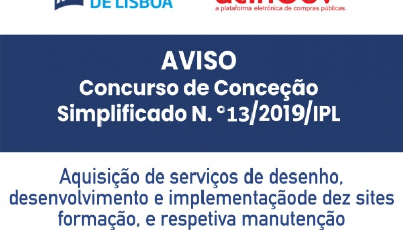 Concurso de Conceção de sites do IPL e unidades orgânicas
