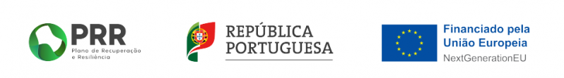 Plano de Recuperação e Resiliência, República Portuguesa e Financiado pela União Europeia 