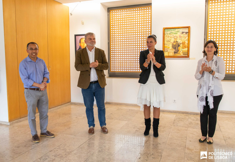 Inauguração da exposição de Abel Júpiter 