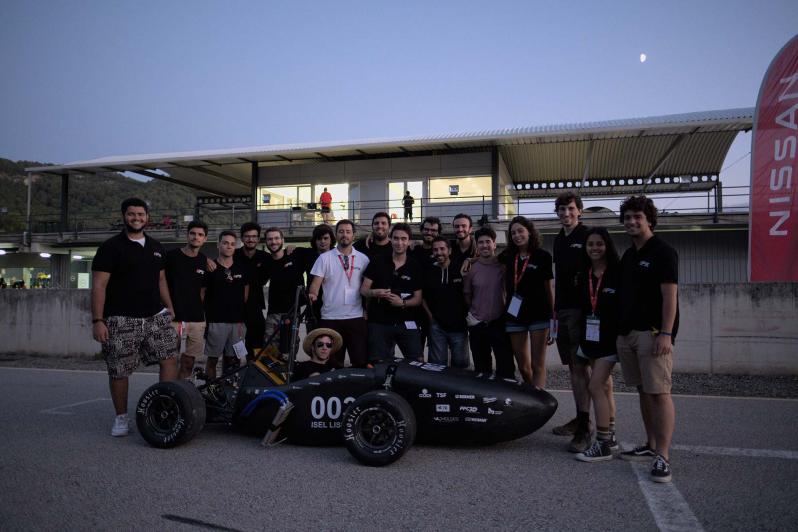 equipa ISEL Formula Student em Barcelona