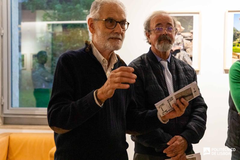 António Delicado e António Rosa na Inauguração da Exposição de Fotografia e Gravura da UNISBEN 2023