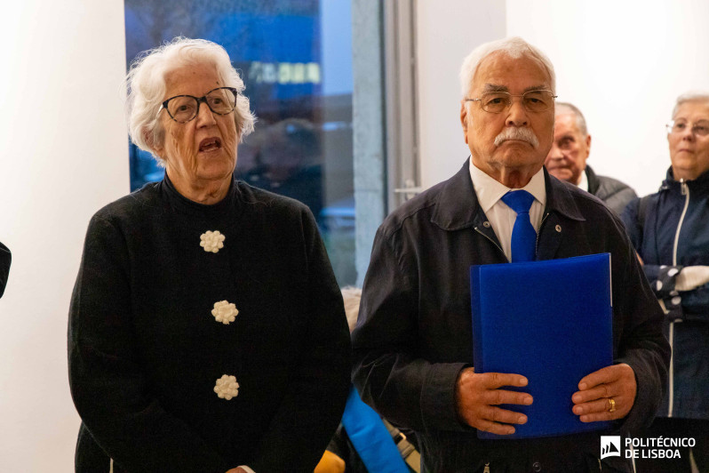 Aldina Graça e José Serafim na Inauguração da Exposição de Fotografia e Gravura da UNISBEN 2023