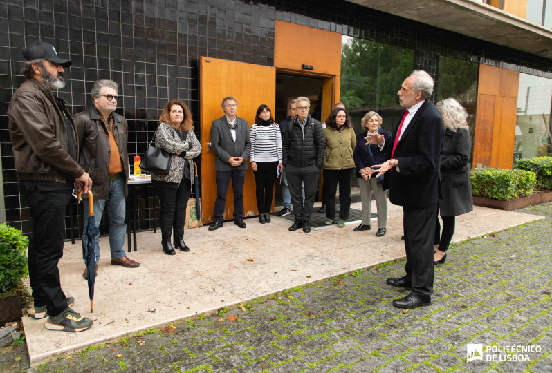 Elmato Margato na inauguração de Escultura e Arte Pública de Pedro Marques