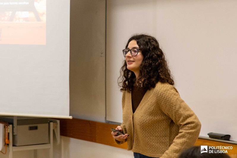 Catarina Guerreiro no workshop "Comer com olhos de ver"