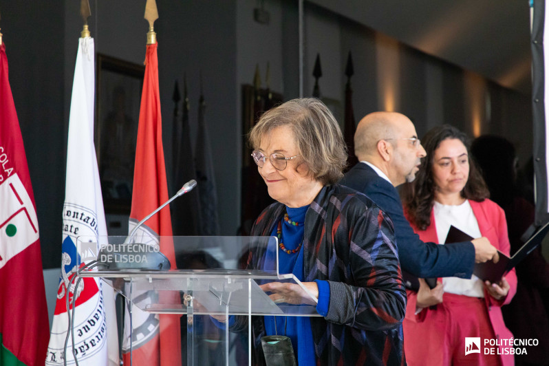 Ana Bettencourt, Presidente cessante do Conselho Geral do IPL, no Tomada de posse dos Cooptados e do Presidente do Conselho Geral do IPL