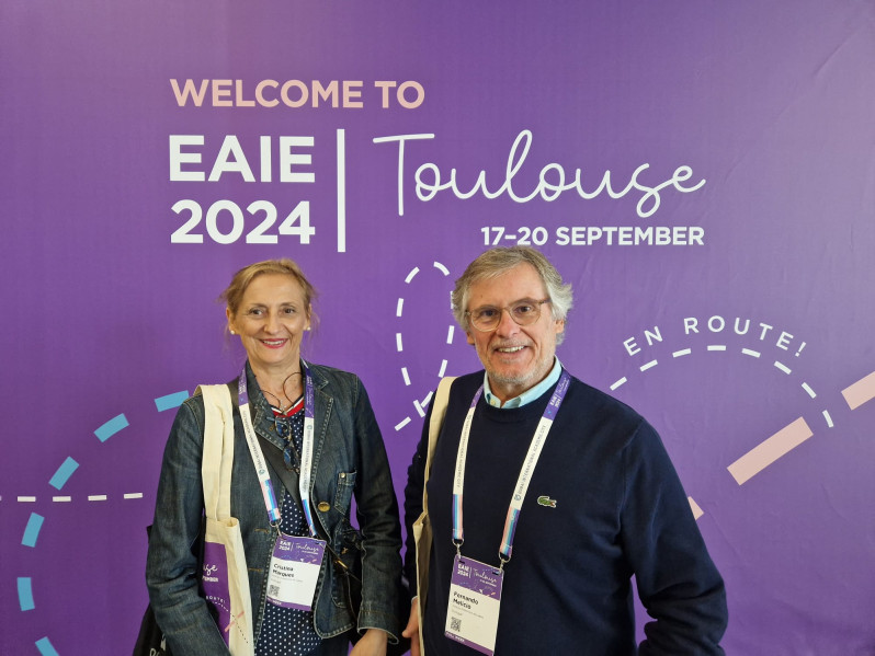 Fernando melicio e Cristina Marques no EIAE - Toulouse 2024