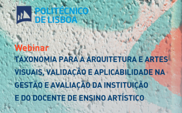 fotografia abstrata de cores neutras com a palavra webinar e o texto Repositório Científico versus Repositório Artístico em debate