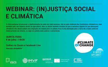 webinar injustiça climática e social