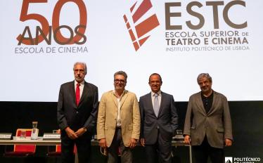 presidente do IPL, presidente da ESTC, ministro da Cultura e diretor do departamento de Cinema 