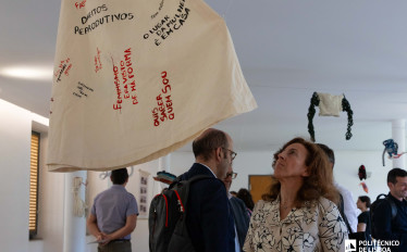 Exposição de Arte-têxtil no Espaço Artes do IPL